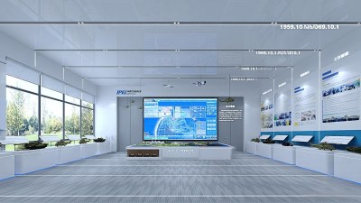 现代科技展厅3D模型下载